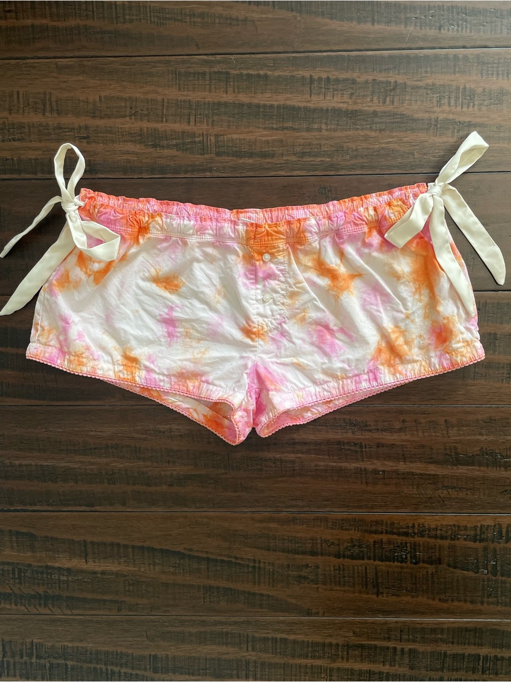 PINK Victoria's Secret Y2K Tie Dye Cotton Sleep Shorts
